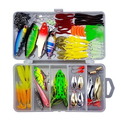 109 pc in 1 box All-round Luya Bait Set - Fish Tackle Box including bait and lure for fishing_img_0