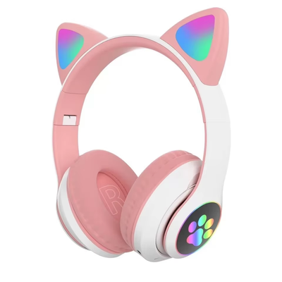 KGG Bluetooth Cat Ear Kids Headphones with Flash Light – Wireless Music Headset for Boys & Girls in Bangladesh