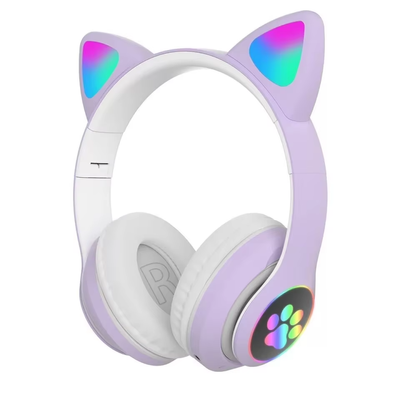 KGG Bluetooth Cat Ear Kids Headphones with Flash Light – Wireless Music Headset for Boys & Girls in Bangladesh_img_4