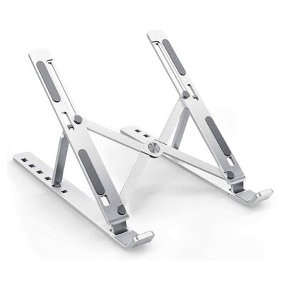Aluminum Alloy Adjustable Portable Folding Notebook Stand Foldable Laptop Stand_img_1