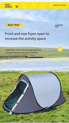 Pop-up Camping Tent for 1-2 People | Double Doors, UV Protection, Waterproof & Windproof with Mosquito Net_img_1