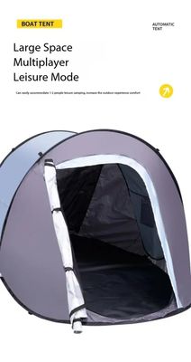 Pop-up Camping Tent for 1-2 People | Double Doors, UV Protection, Waterproof & Windproof with Mosquito Net_img_8