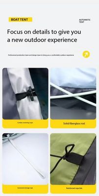 Pop-up Camping Tent for 1-2 People | Double Doors, UV Protection, Waterproof & Windproof with Mosquito Net_img_9