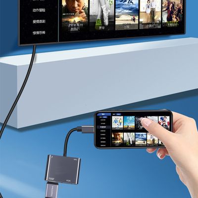4 in 1 Combo Video Conver | Type C to VGA | Type C to HDMI | Type C-Video Adapters | Converter OTG USB Type-C to HDMI/VGA/USB 3.0/PD_img_2