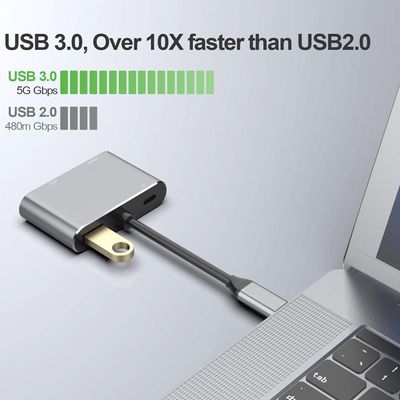4 in 1 Combo Video Conver | Type C to VGA | Type C to HDMI | Type C-Video Adapters | Converter OTG USB Type-C to HDMI/VGA/USB 3.0/PD_img_3