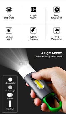 Multifunctional Keychain LED Light – Portable Camping Flashlight, Emergency Tent Lamp with Hanging Buckle_img_5