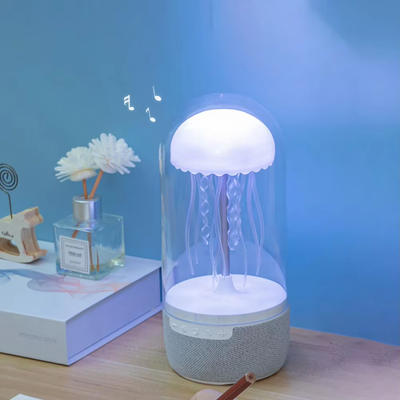 Jellyfish Lamp Bluetooth Speaker in Bangladesh – 1800mAh Rechargeable Night Light with Color Changing LED & Deep Bass Sound_img_4