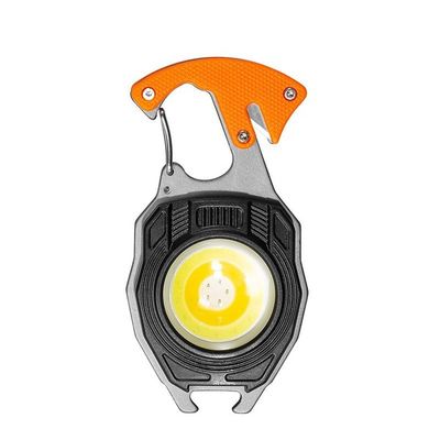 COB LED Keychain Flashlight, 800 Lumens Rechargeable Torch with 7 Modes, Built-in Lighter, Screwdriver, Whistle & Bottle Opener – Emergency Outdoor Camping Light_img_4