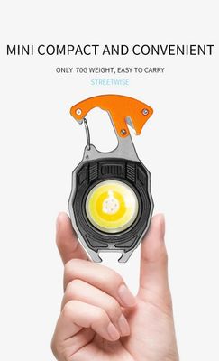 COB LED Keychain Flashlight, 800 Lumens Rechargeable Torch with 7 Modes, Built-in Lighter, Screwdriver, Whistle & Bottle Opener – Emergency Outdoor Camping Light_img_14