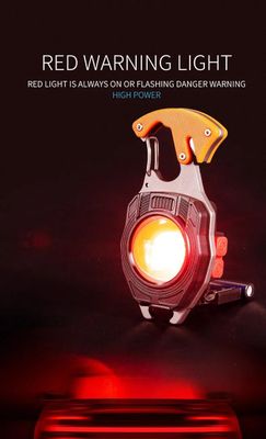 COB LED Keychain Flashlight, 800 Lumens Rechargeable Torch with 7 Modes, Built-in Lighter, Screwdriver, Whistle & Bottle Opener – Emergency Outdoor Camping Light_img_17