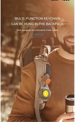 COB LED Keychain Flashlight, 800 Lumens Rechargeable Torch with 7 Modes, Built-in Lighter, Screwdriver, Whistle & Bottle Opener – Emergency Outdoor Camping Light_img_21