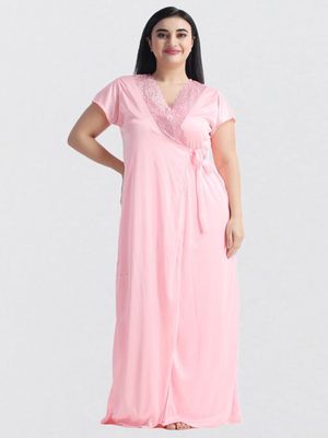 4 Part Premium Nightwear Combo ( Light Pink )_img_1