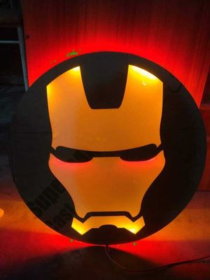Iron Man Led Canvas by BdBitan_img_0