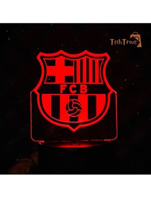 GearUP Acrylic Multicolor Night Lamp Football Club_img_3