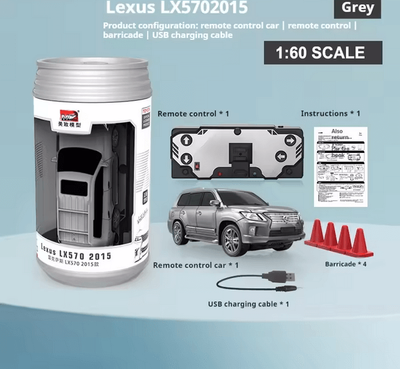 Rechargeable RC Can Car - Aston Martin 2022 V12 Vantage/Lexus LX570 2015_img_8