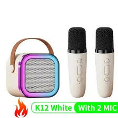K12 Portable Karaoke Bluetooth Speaker With Microphone ( ডেলিভারি চার্জ একদম ফ্রি। ক্যাশ অন ডেলিভারি )_img_1