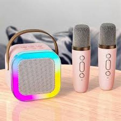 K12 Portable Karaoke Bluetooth Speaker With Microphone ( ডেলিভারি চার্জ একদম ফ্রি। ক্যাশ অন ডেলিভারি )_img_2