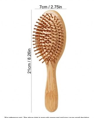 Wooden hair Brush round Shape_img_1
