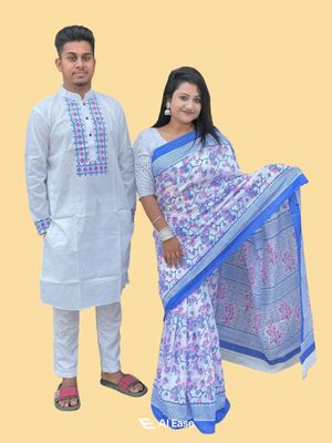 Sharee Panjabi Couple Dress_img_2