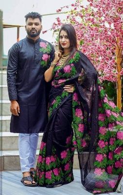 Sharee Panjabi Couple Dress_img_12