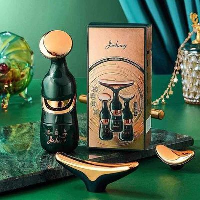 3 In 1 Face Massager Neck Facial Eye Massager Introducer Rejuvenation Skin Care Device_img_0