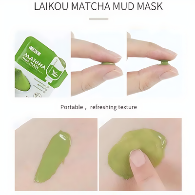 LAIKOU Matcha Mud mask - 5g - 1Pcs_img_2