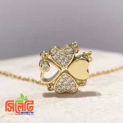 Love Heart Magnetic Pendant Chain Necklace_img_5