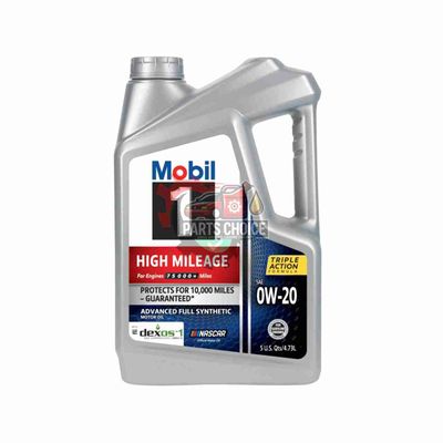 MOBIL 1 HIGH MILEAGE 0W-20 FULL SYNTHETIC ENGINE OIL 4.73L_img_0