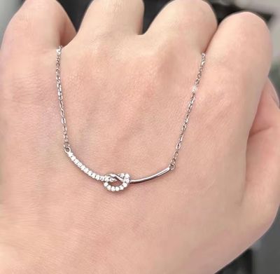 Code - w1 pretty stone silver chain_img_1