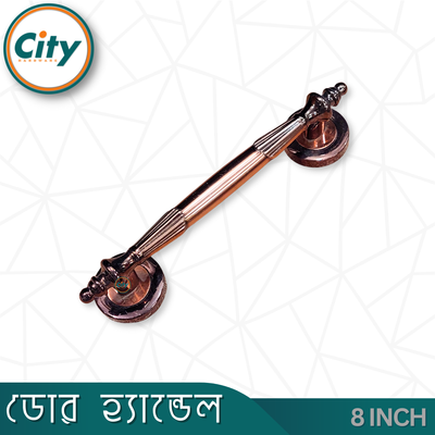 ৮ ইঞ্চি দরজার হ্যান্ডেল অ্যান্টিক পালিশ করা দরজার হাতল কাঠের দরজার হ্যান্ডেল_img_1
