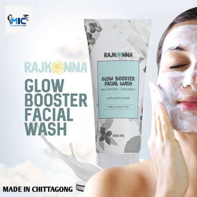 Rajkonna Glow Booster Facial Wash With Jojoba Beads (100ml)_img_1