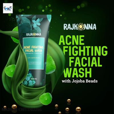 Rajkonna Acne Fighting Facial Wash 100ml_img_2