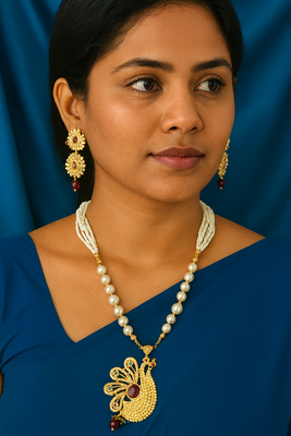 Elevate Your Style with Our Peacock Jewelry Set!_img_1