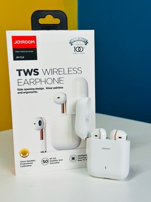 Joyroom JR-TL9 Touch Control Bluetooth TWS Earbuds – White Color_img_1
