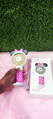 Disney Outdoor Portable Cartoon Kawaii Mickey Usb Fan Air Cooler Travel Mini Handheld Fan Lithiums Battery Rechargeable Toys_img_3