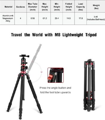Zomei M8 Professional Camera Tripod And Overhead Gear ._img_4