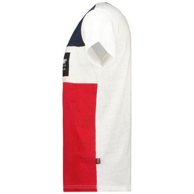 Men's T-shirt Short Sleeve, Round Neck White_img_3