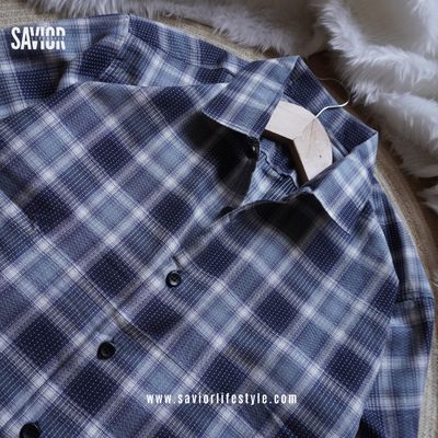 Blue Shadow - Pocketless Full Sleeve Check Shirt_img_1