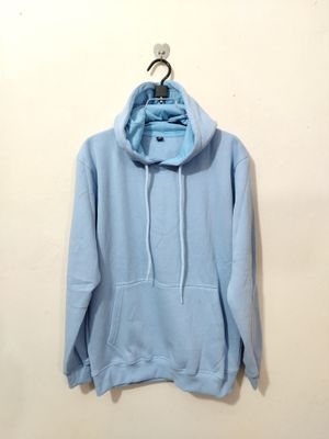 Jibraan's Premium Sky Blue Solid Hoodie_img_2