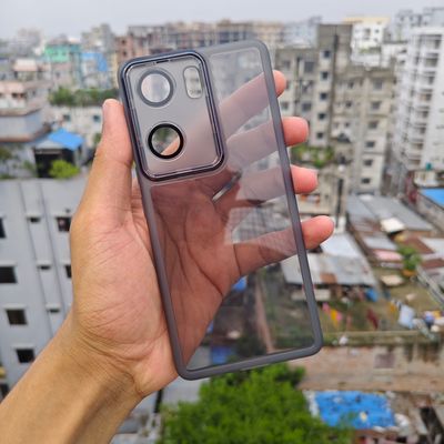 IQOO Neo9 premium soft transparent case with lens_img_3