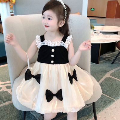 Kids Girls Summer Bowknot Skirt Dress (6 months to 6 years)_img_1