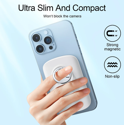 Joyroom JR-W030 20W 6000mAh Magnetic Wireless Power Bank with Ring Holder- Black Color_img_1