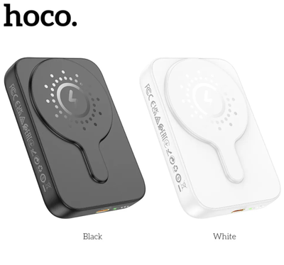 HOCO J117A magnetic wireless fast charging Power bank 10000mAh – White Color_img_1