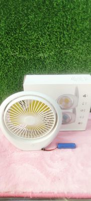 Portable Lightweight 6.5 Inch Mini Rotating Rechargeable Emergency Fan - GB4706-1 Portable Lightweight 6.5 Inch Mini Rotating Rechargeable Emergency Fan - GB4706-1_img_1
