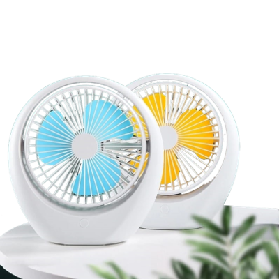 Portable Lightweight 6.5 Inch Mini Rotating Rechargeable Emergency Fan - GB4706-1 Portable Lightweight 6.5 Inch Mini Rotating Rechargeable Emergency Fan - GB4706-1_img_0