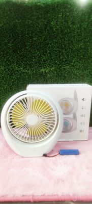 Portable Lightweight 6.5 Inch Mini Rotating Rechargeable Emergency Fan - GB4706-1 Portable Lightweight 6.5 Inch Mini Rotating Rechargeable Emergency Fan - GB4706-1_img_2