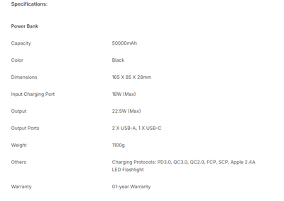 Havit PB71 50000mAh Power Bank_img_6