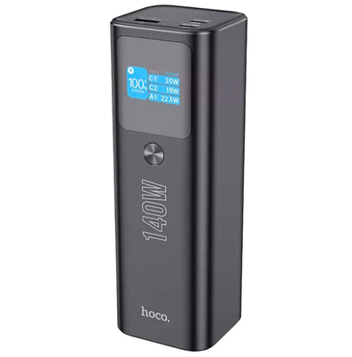 HOCO Q17 Power bank Electric PD140W 25000mAh – Black Color_img_0