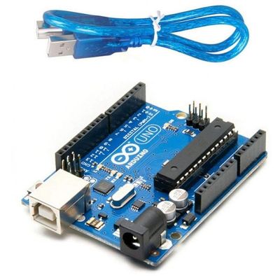 Arduino Uno R3 Microcontroller and Usb Cable_img_1