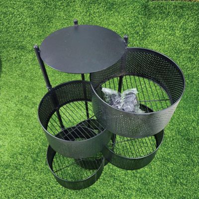 5 Layer Round Shape Kitchen Rack – 360° Rotatable Storage Rack_img_3